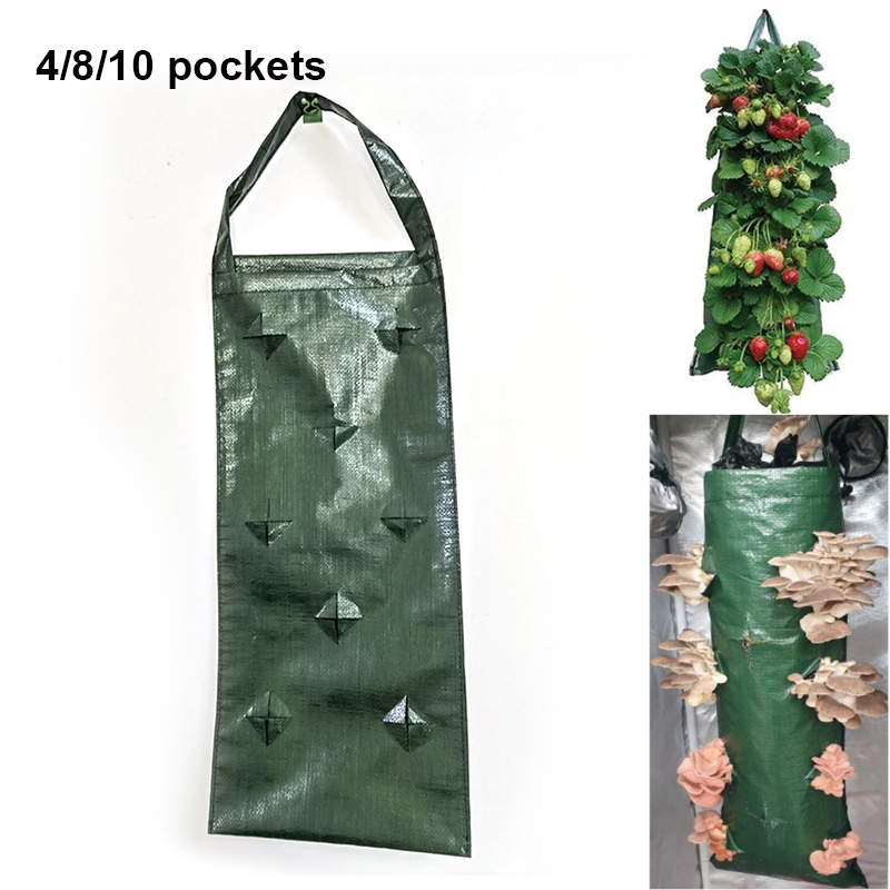 Vertical Wall Planter - 4 8 10 pockets wall hanging