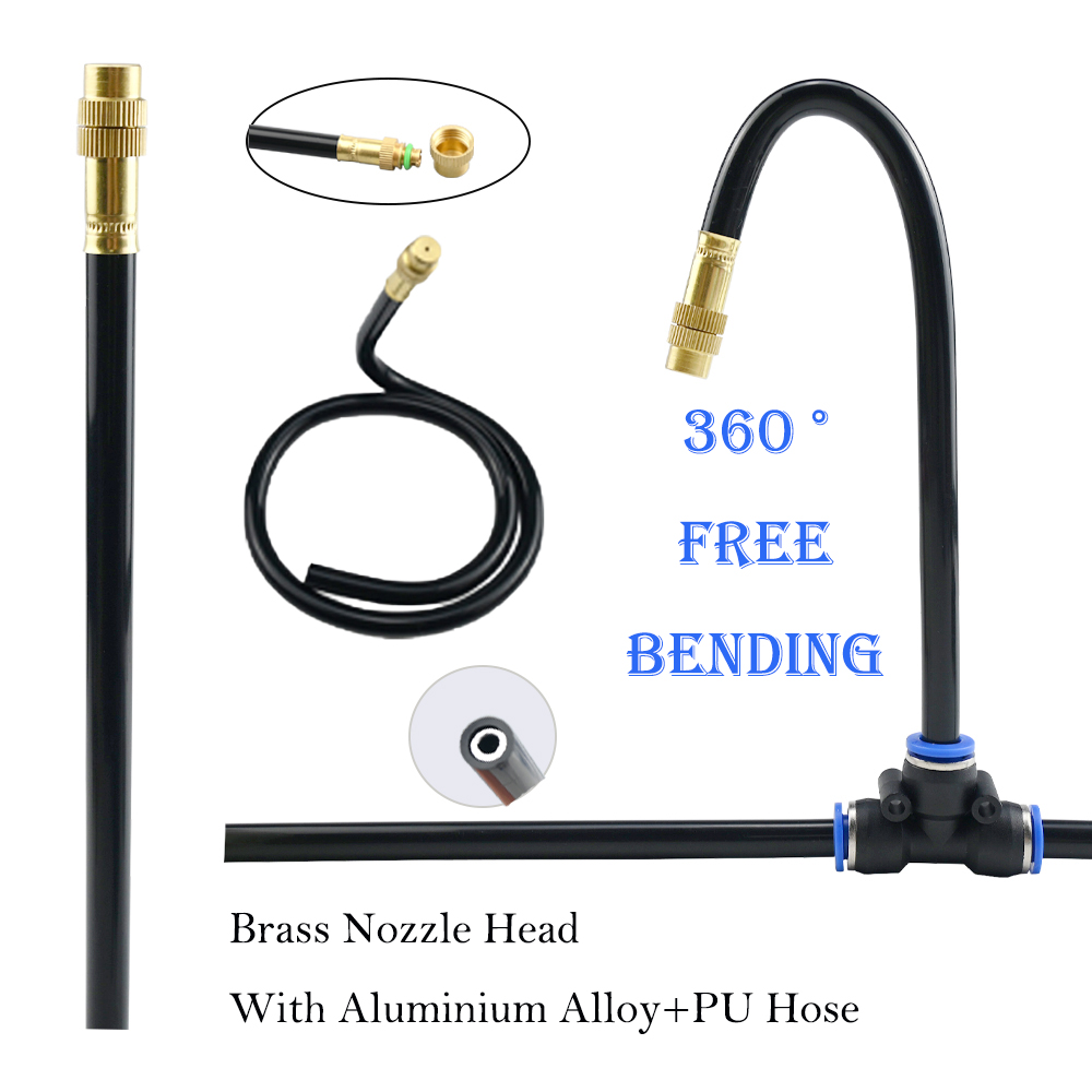 Gardening Tools And Equipment - 20/30/50cm 360° Free-bend Misting Nozzle Adjustable
