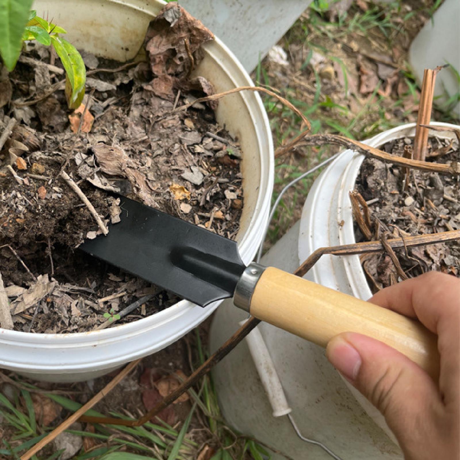 Gardening Tools Hand - Small Garden Spade Digging Tool Wood
