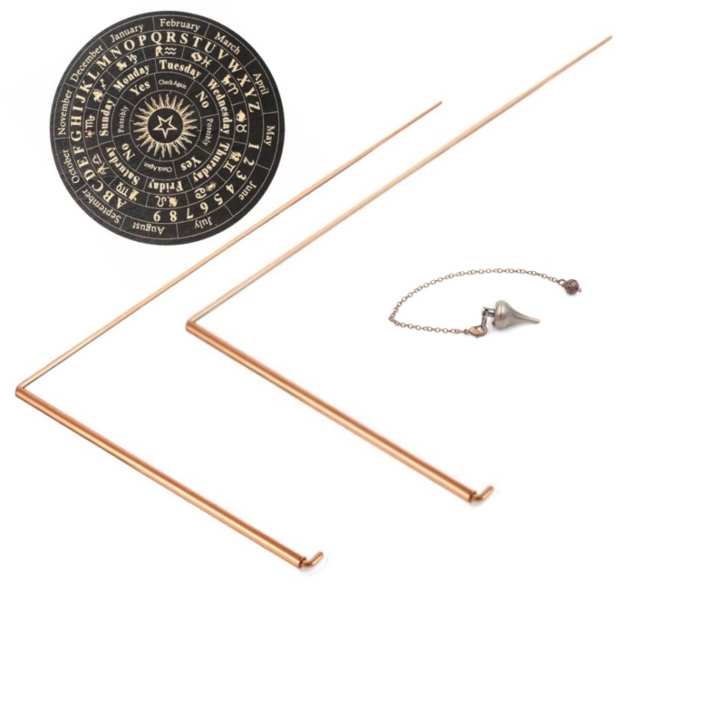 Gardening Tools Gift Set - 4PCS Copper Dowsing Rods Kit -