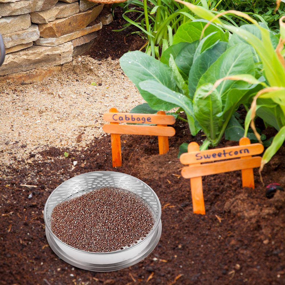 Garden Sieve Soil - Stainless Steel Soil Sifter Multi Functional