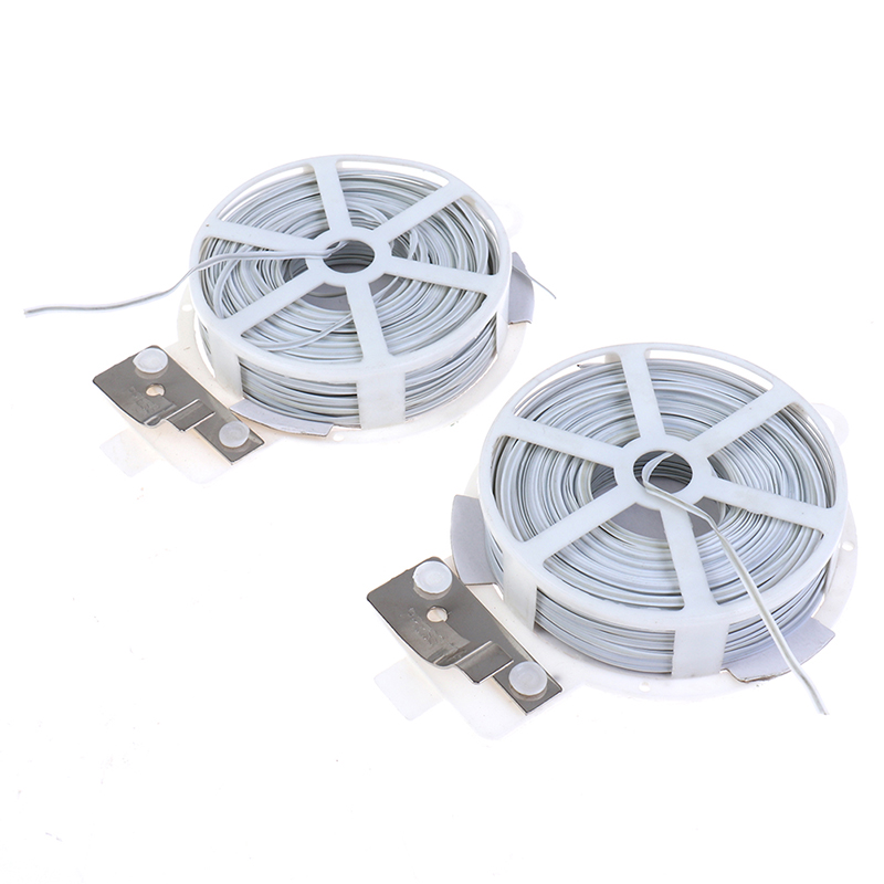 Garden Wire Twist Tie - 1Pc (50m) White Multi-Function Sturdy Garden