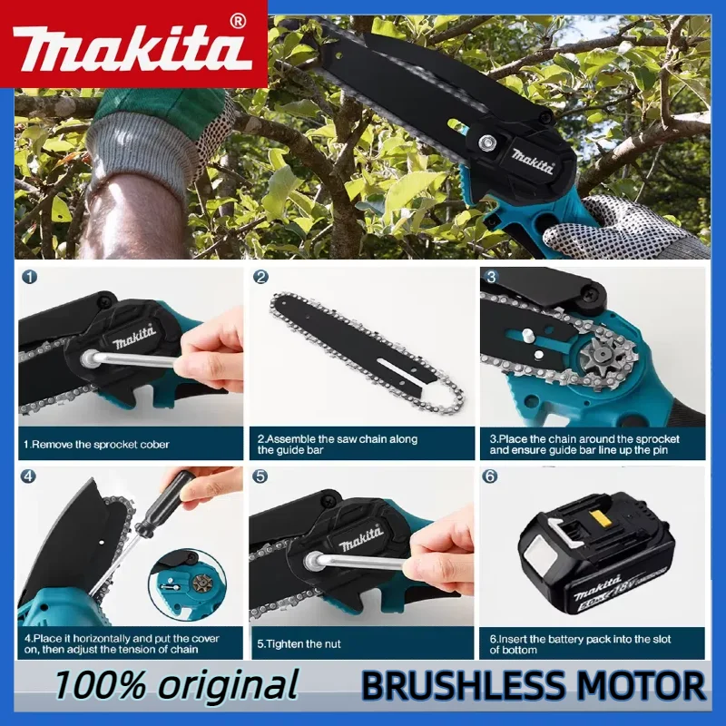 Makita 6 Inch Chain Saw 18V El - đánh giá và giá Gardening Tools Electric