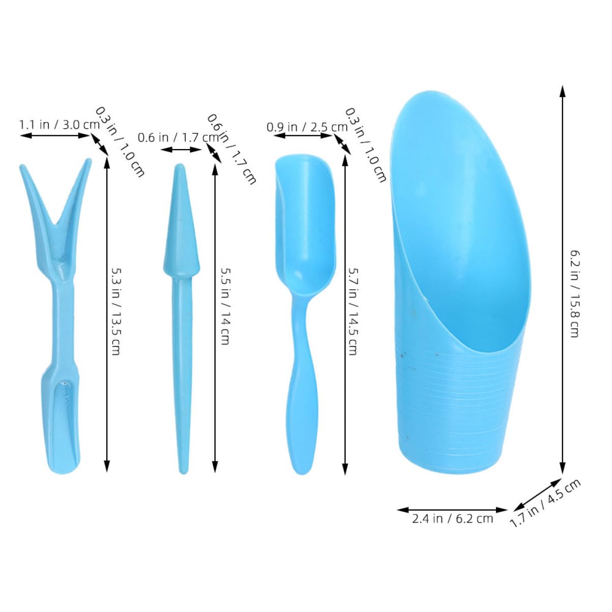 4pcs/set, Plastic Durable Buck - đánh giá và giá Gardening Tools Hand