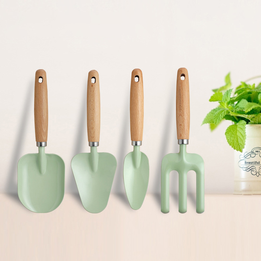 4 Pcs Gardening Tools With Woo - đánh giá và giá Gardening Tools For 8 Year Olds