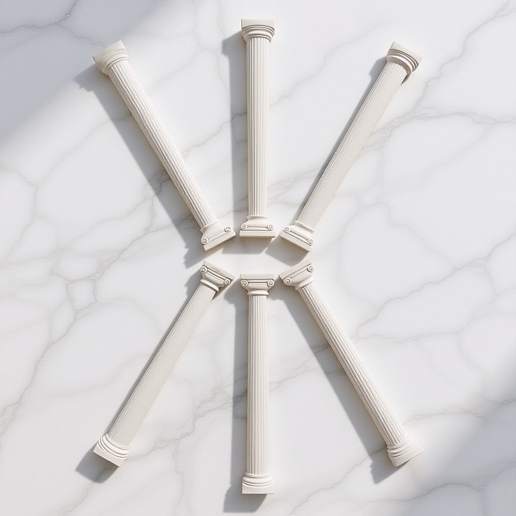 Mini Greek Pillar Set 6 Pcs fo - đánh giá và giá Gardening Tools Photo