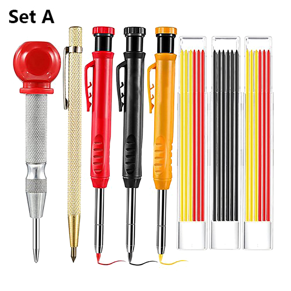 A/B/C/D Set Carpenter Pencils  - đánh giá và giá Gardening Tools B&M