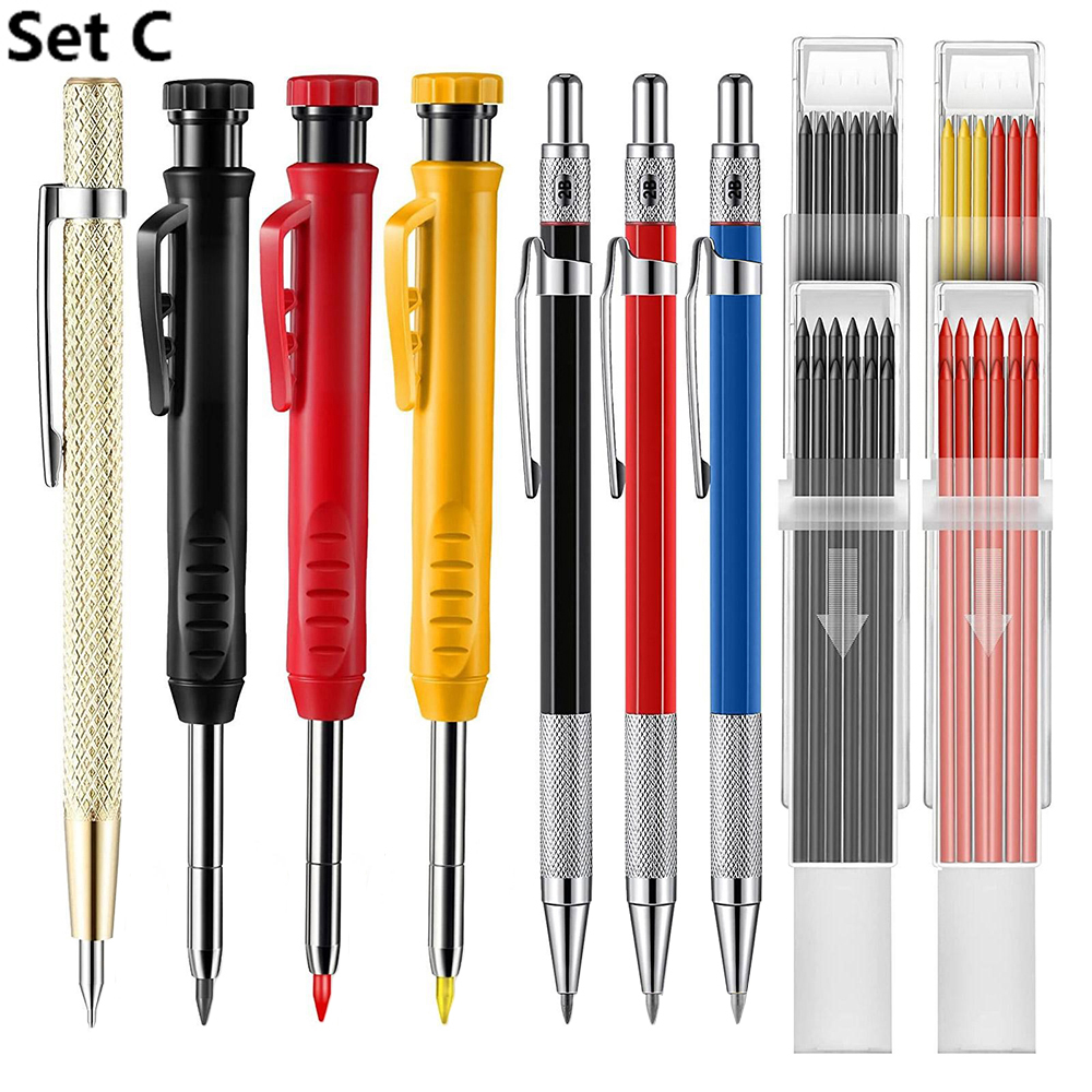 A/B/C/D Set Carpenter Pencils  - đánh giá và giá Gardening Tools B&M