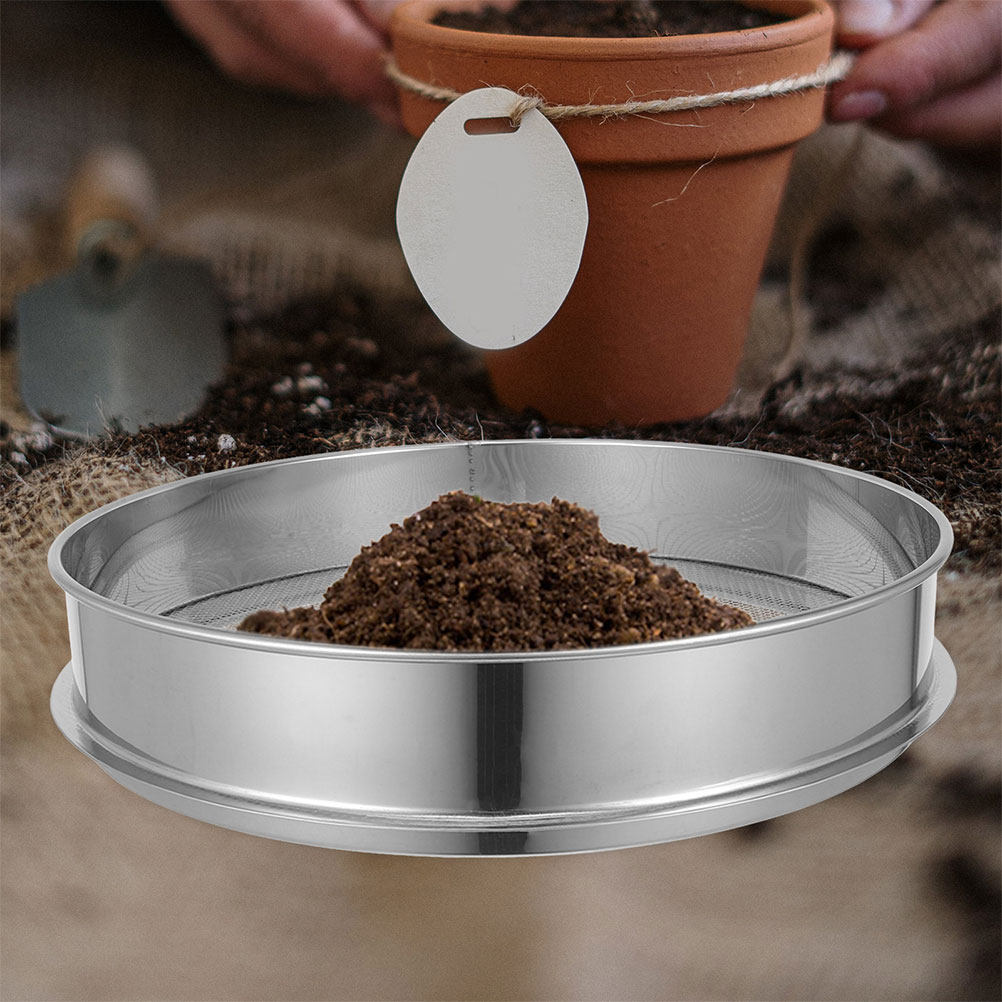 Stainless Steel Mesh Sieve Rou - đánh giá và giá Garden Sieve Soil