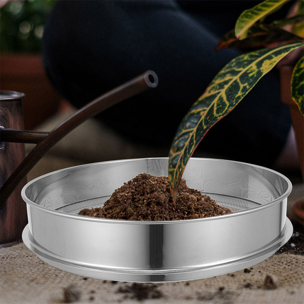 Stainless Steel Mesh Sieve Rou - đánh giá và giá Garden Sieve Soil