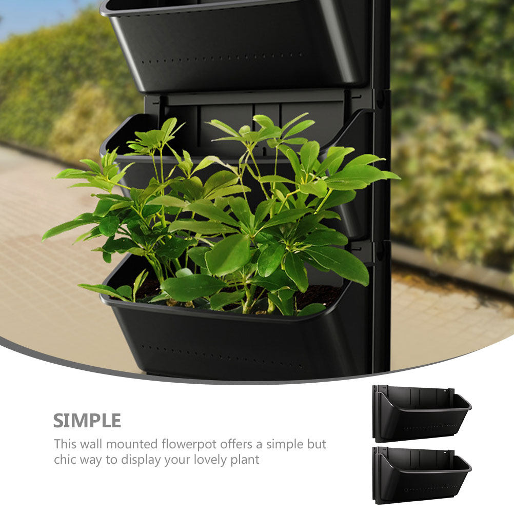 2Pcs Wall Planter Outdoor Vert - đánh giá và giá Vertical Wall Planter