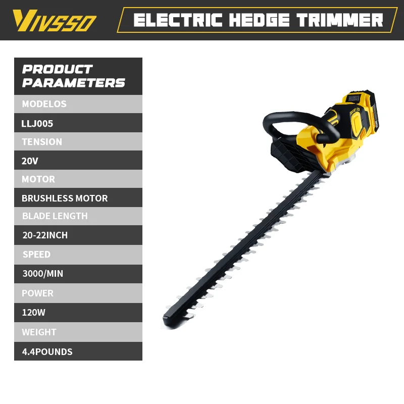 VIVSSO Cordless Electric Hedge - đánh giá và giá Gardening Tools Electric