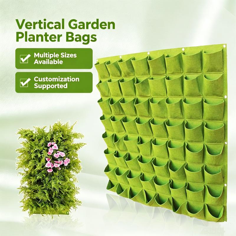 Wall Hanging Pockets Planting  - đánh giá và giá Vertical Wall Planter
