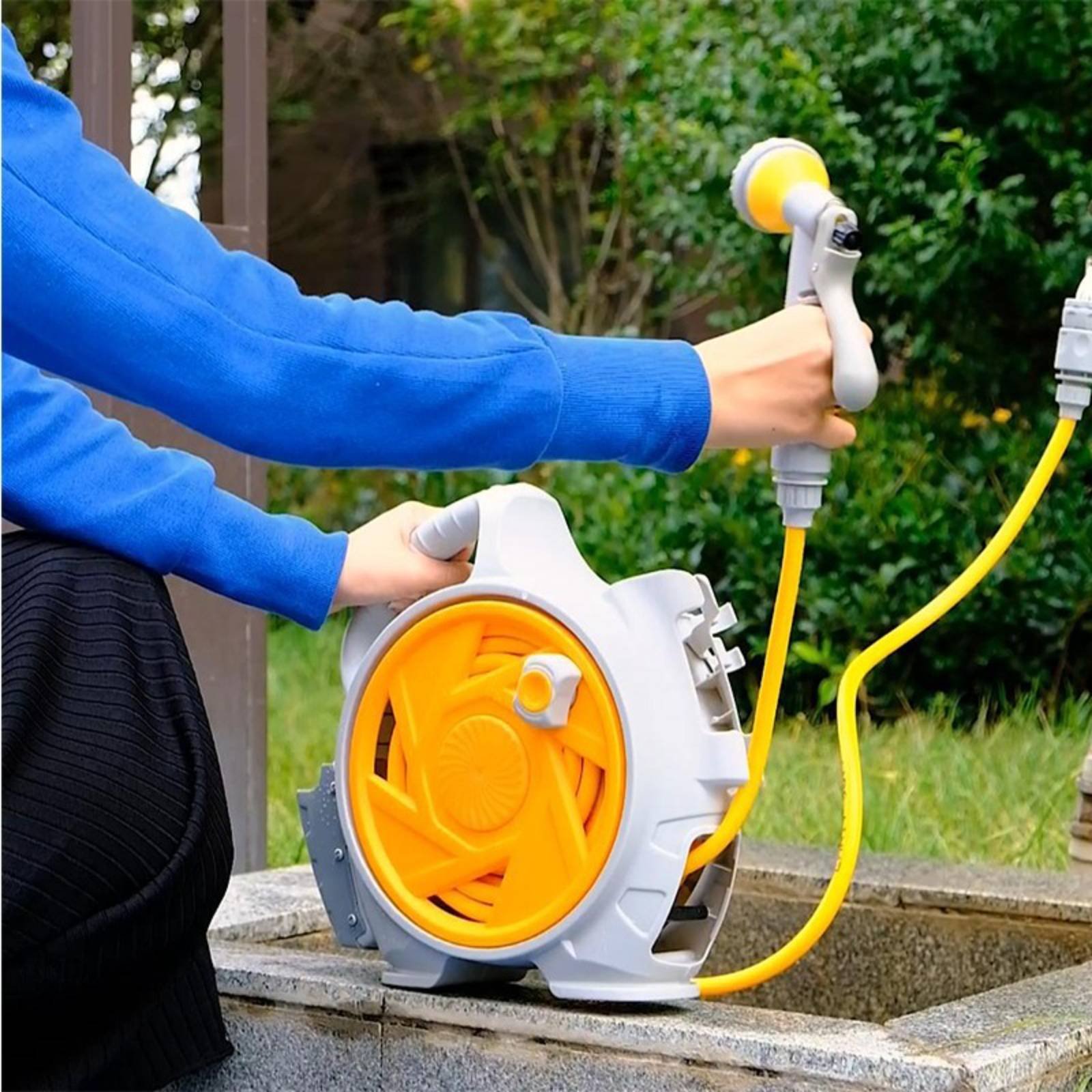 Hand-Carry Water Hose Reel sna - đánh giá và giá Gardening Tools Hand