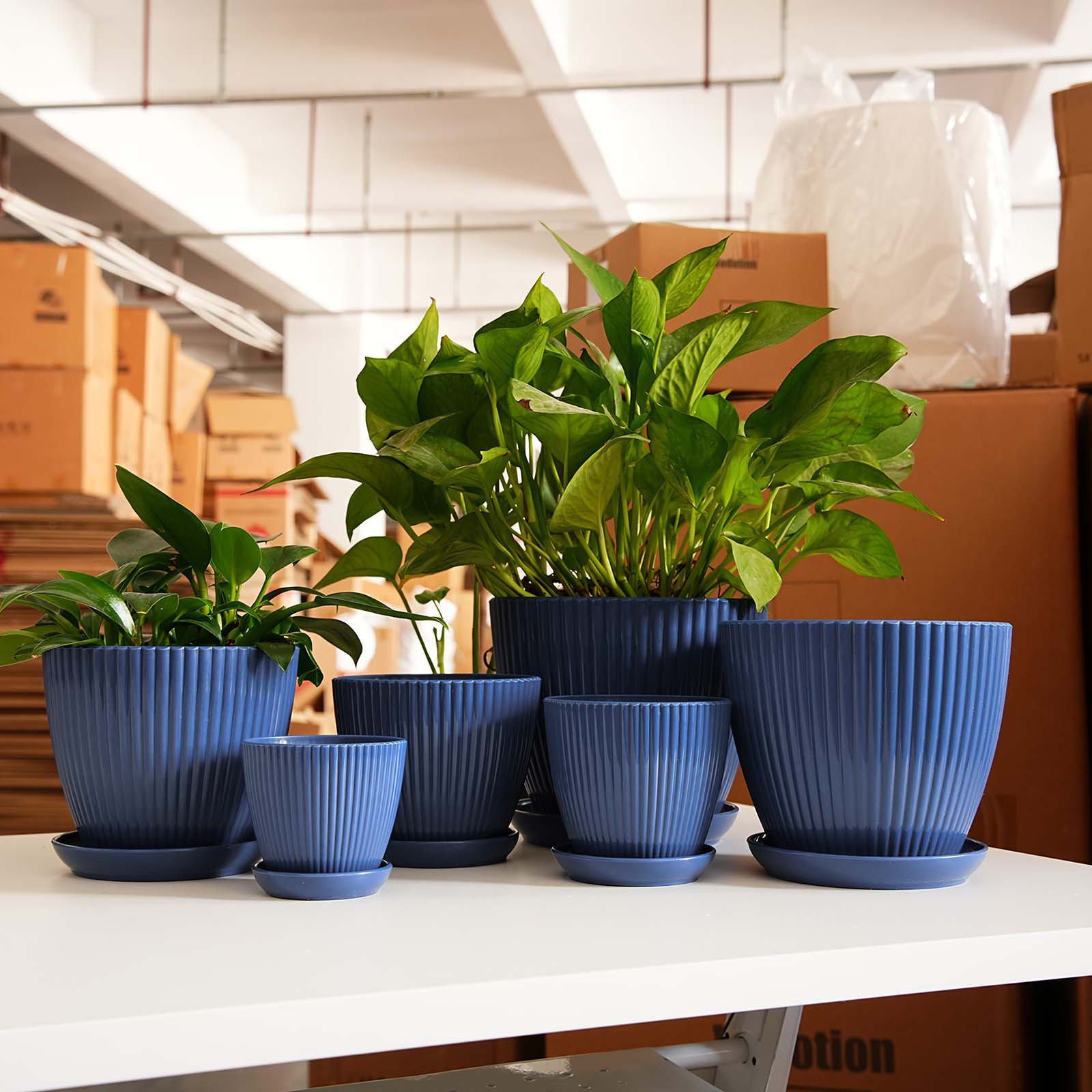 Vertical Striped Thickened Pla - đánh giá và giá Vertical Wall Planter