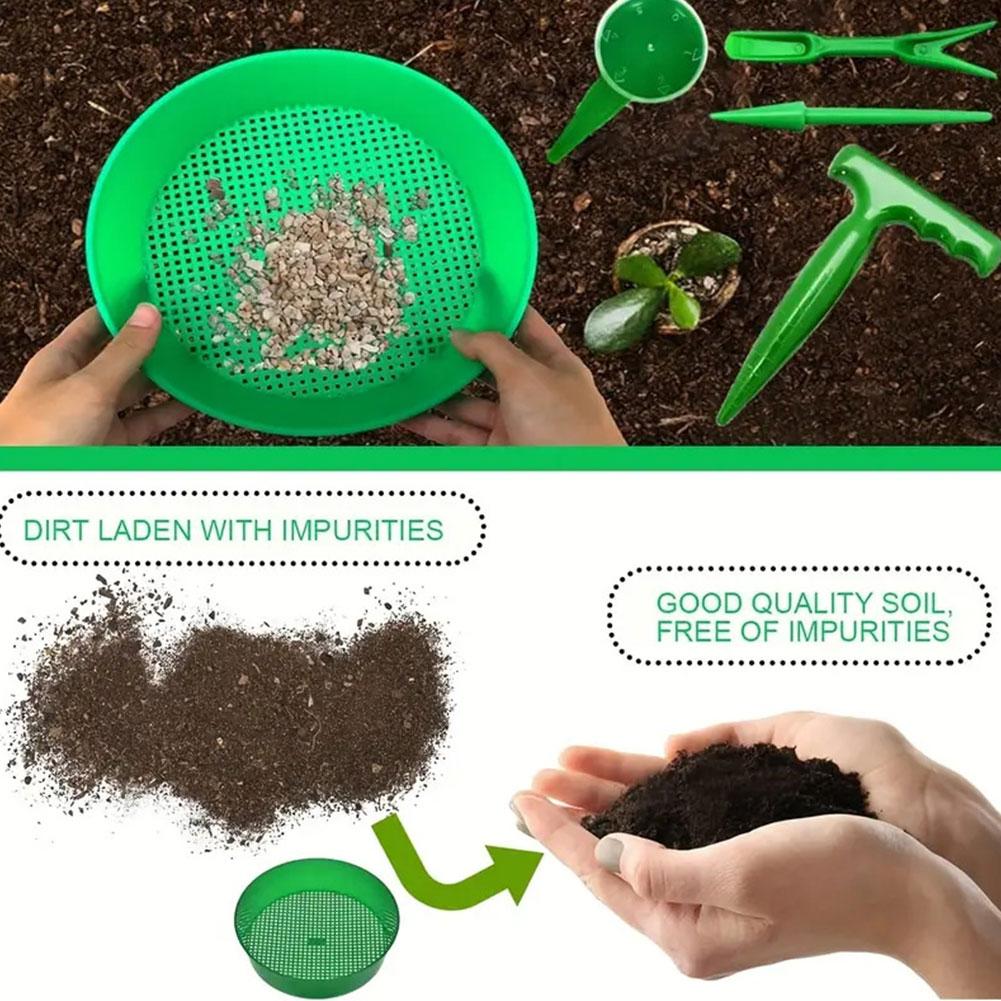 1pcs New Plastic Soil Sieve Fi - đánh giá và giá Garden Sieve Soil