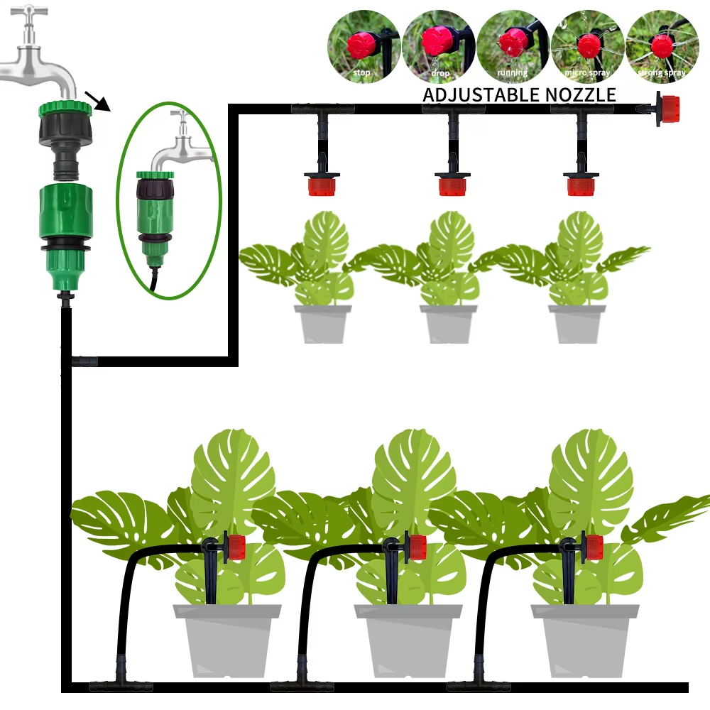 Garden Drip Irrigation Automat - đánh giá và giá Root Watering Spike