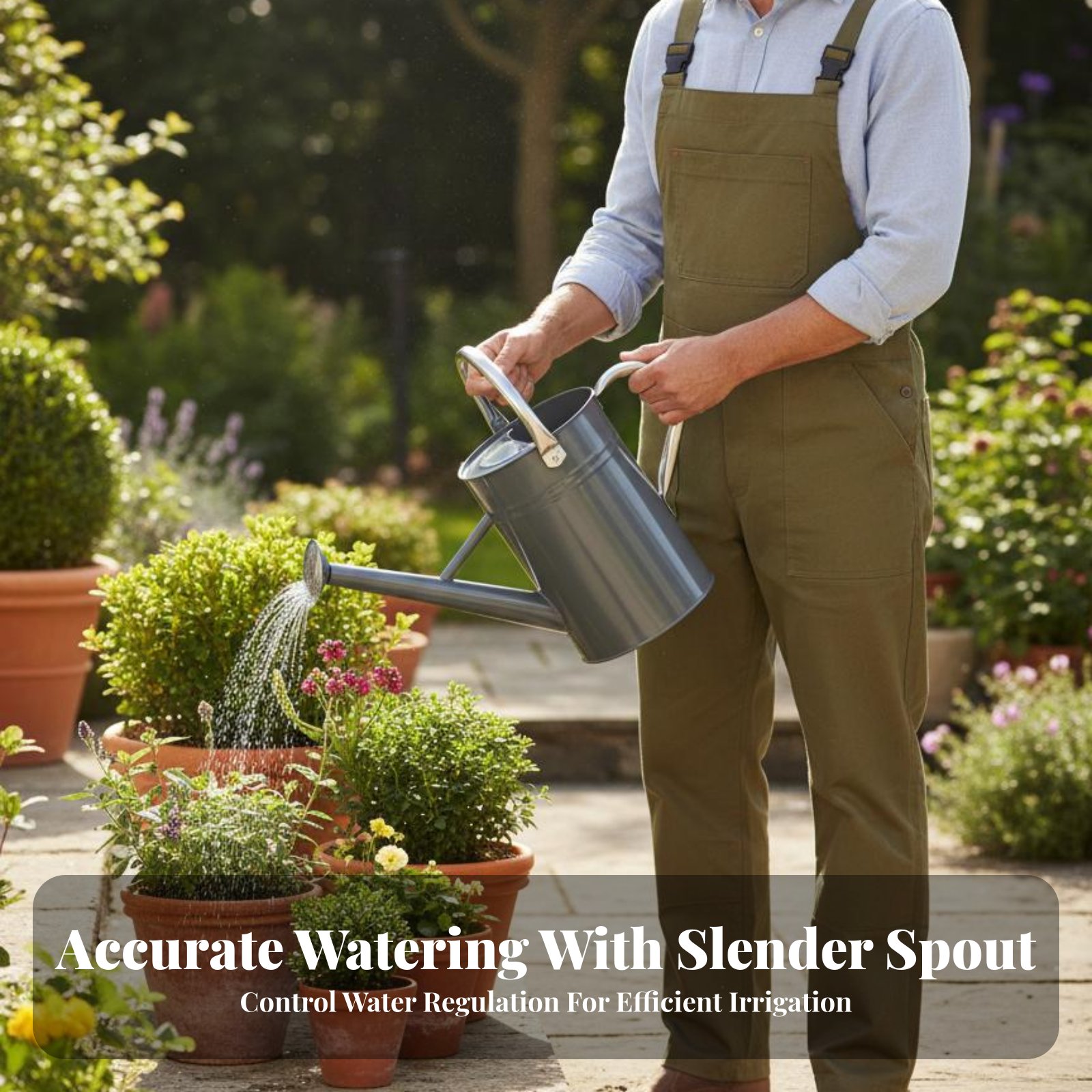 5L Garden Watering Pot Sturdy  - đánh giá và giá Gardening Tools Watering Can