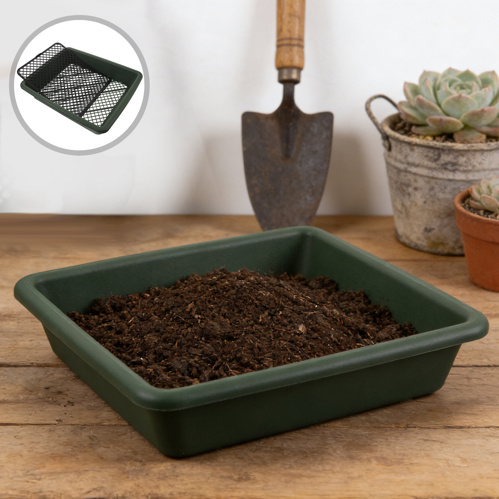 Square Gardening Filter Sieve  - đánh giá và giá Garden Sieve Soil