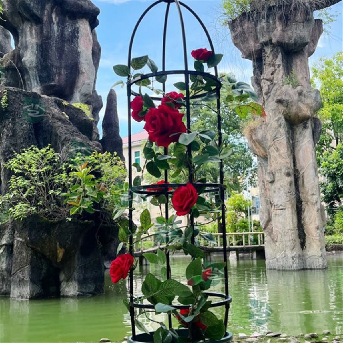 AT16 Climbing Plant Obelisk Tr - đánh giá và giá Gardening Tools B&M