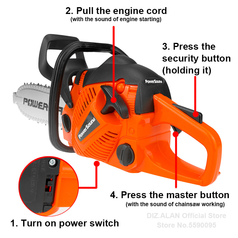 Electric Toy Chainsaw Kids Toy - đánh giá và giá Gardening Tools For 8 Year Olds