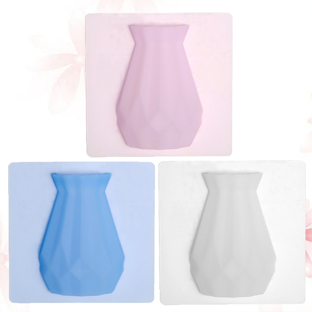 3Pcs Hanging Flower Vase Silic - đánh giá và giá Vertical Wall Planter