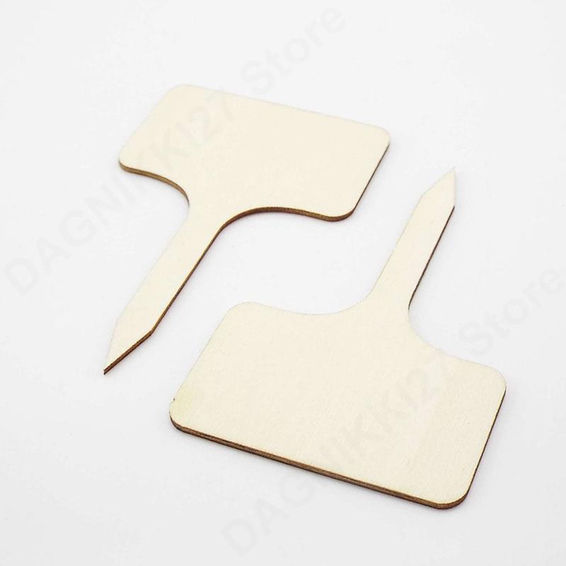10x T-Type Wooden Plant Labels - đánh giá và giá Gardening Tools Labeled