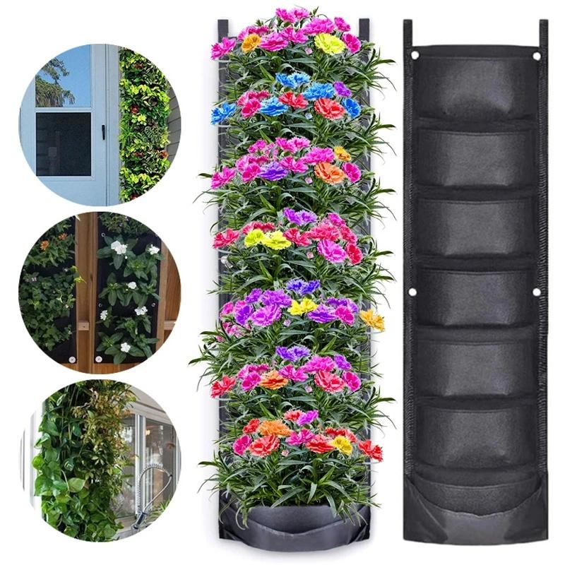 1Pc Hanging Pocket Vertical Ga - đánh giá và giá Vertical Wall Planter