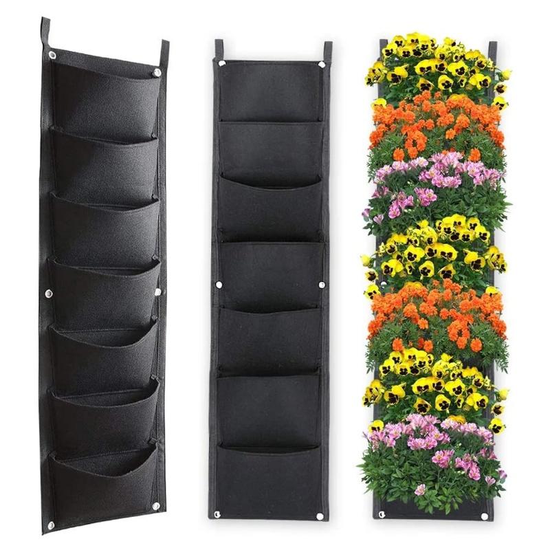 1Pc Hanging Pocket Vertical Ga - đánh giá và giá Vertical Wall Planter
