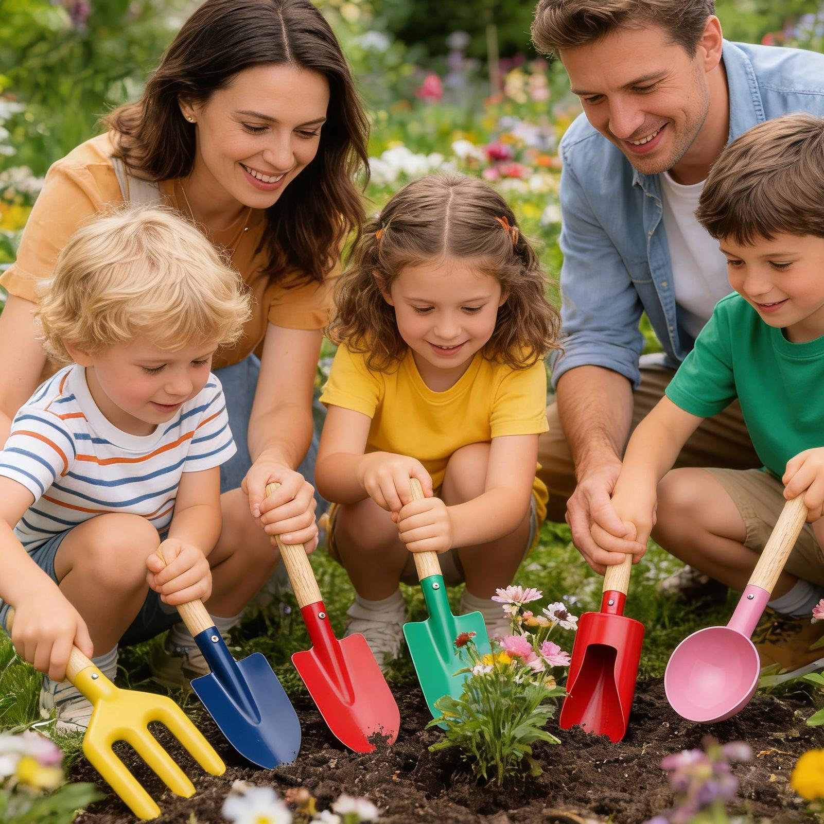 Kids Gardening Tools Set 6pcs  - đánh giá và giá Gardening Tools Girly