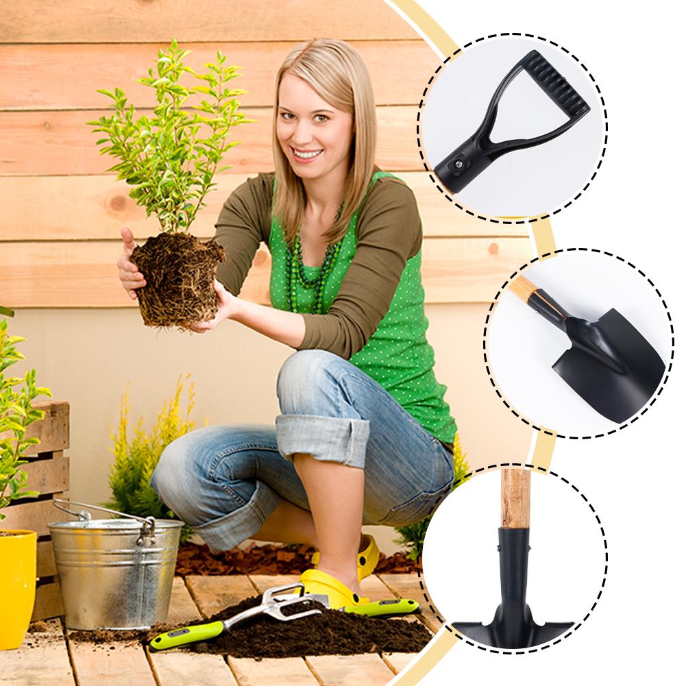 36cm Garden Shovel WIth Wooden - đánh giá và giá Gardening Tools For 8 Year Olds