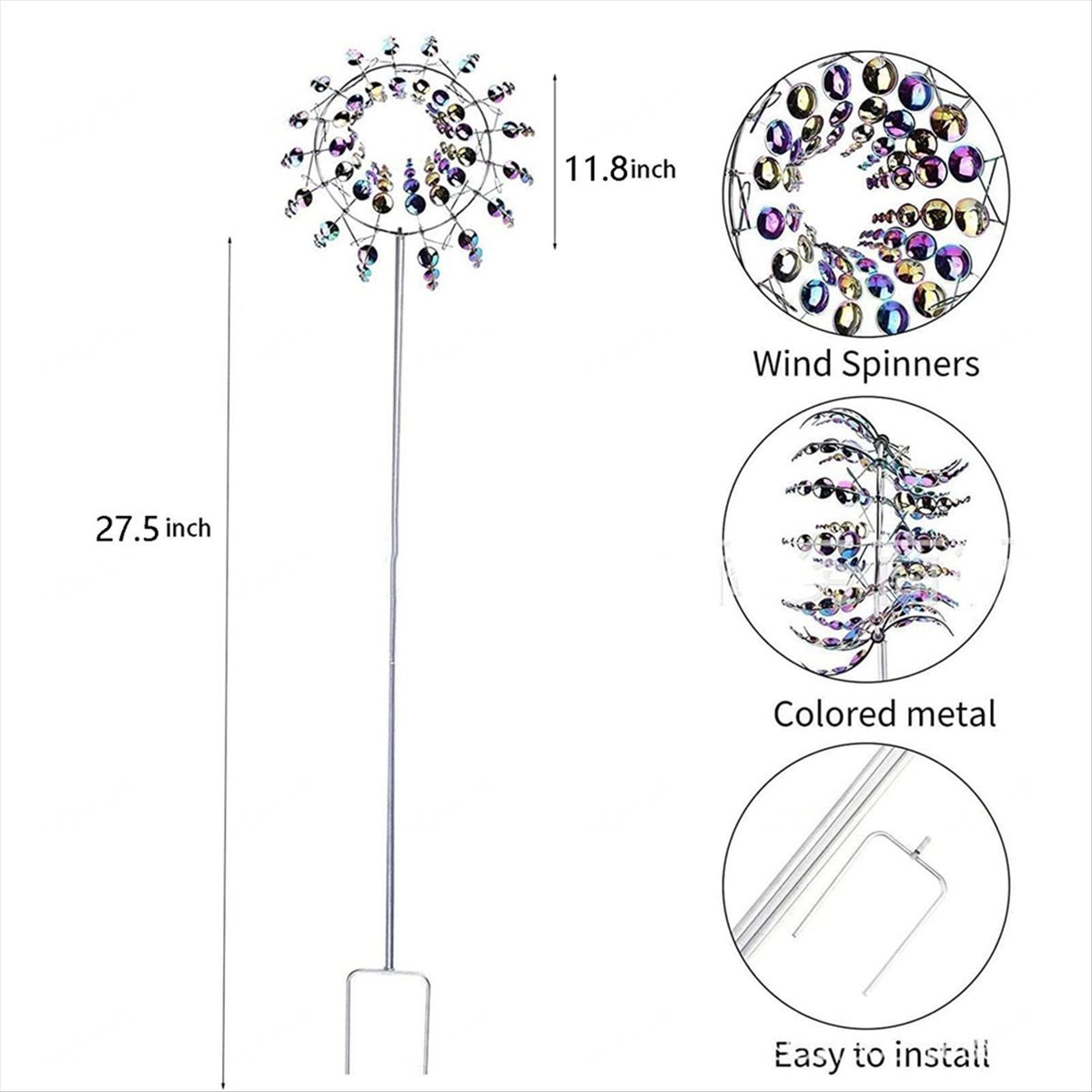 KSOL Magical Metal Wind Spinne - đánh giá và giá Gardening Tools B&M