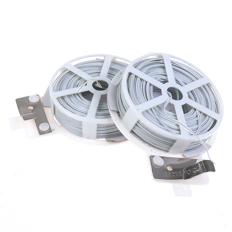 1Pc (50m) White Multi-Function - đánh giá và giá Garden Wire Twist Tie