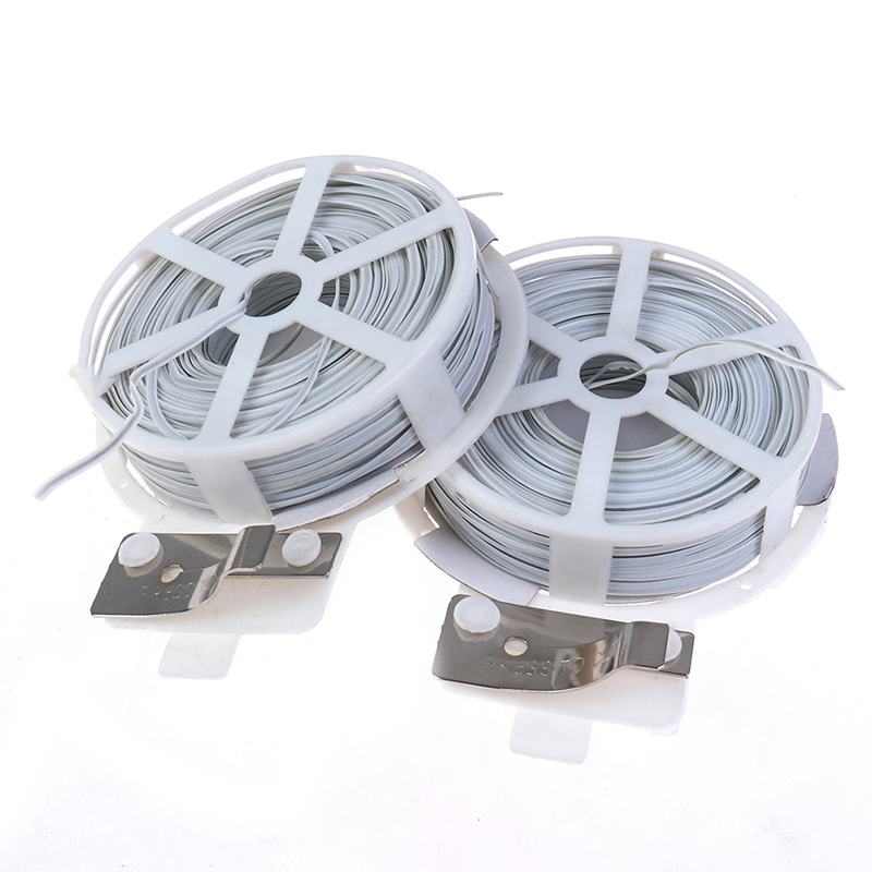 1Pc (50m) White Multi-Function - đánh giá và giá Garden Wire Twist Tie