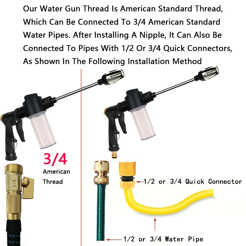 Garden Watering Gun Hose Nozzl - đánh giá và giá Gardening Tools And Equipment