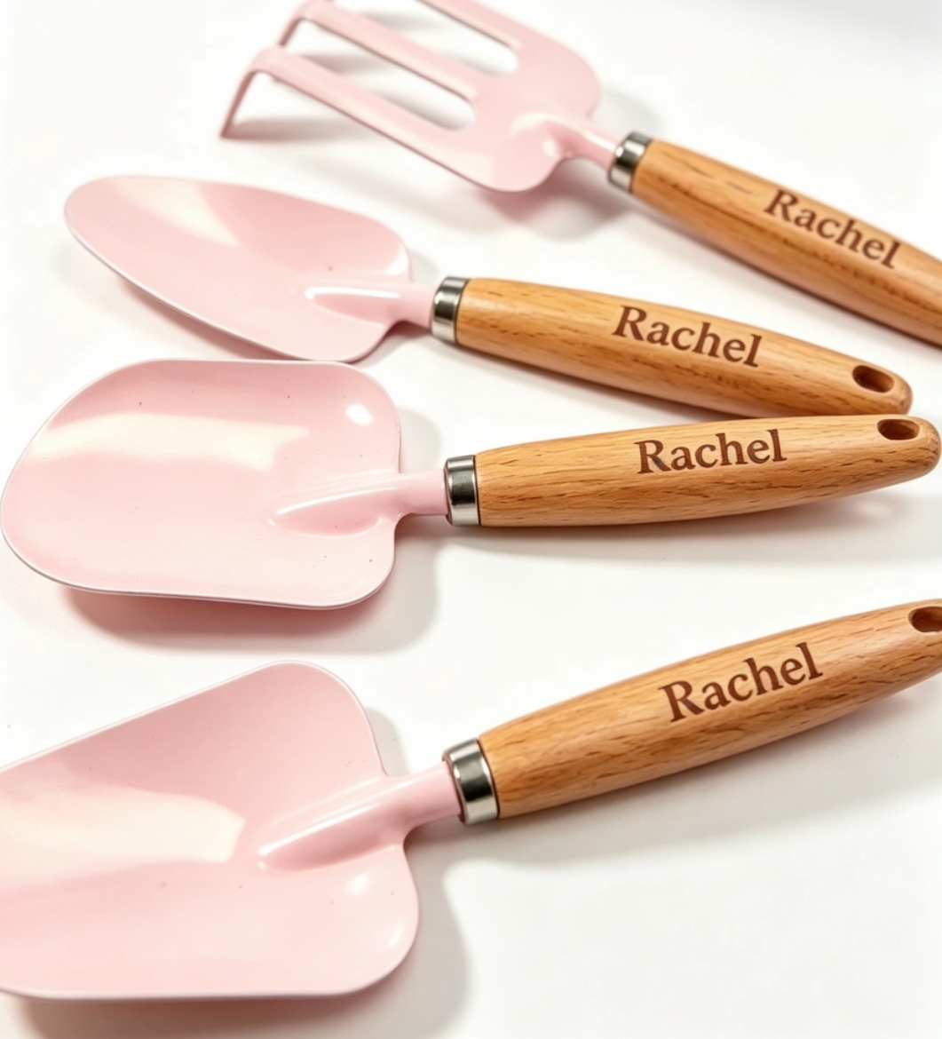 Personalized Name Mini Wooden  - đánh giá và giá Gardening Tools With Names