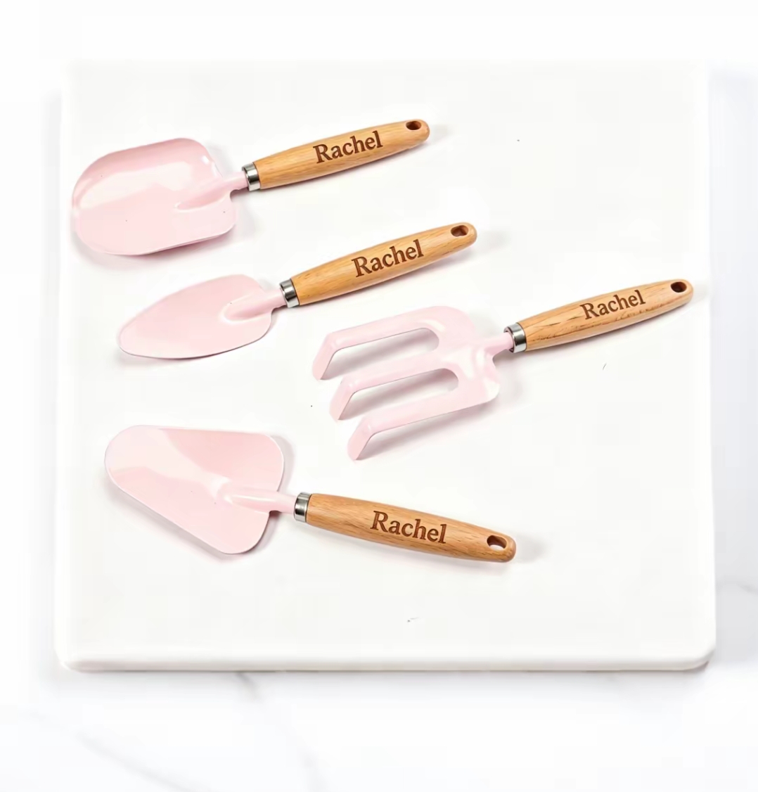 Personalized Name Mini Wooden  - đánh giá và giá Gardening Tools With Names