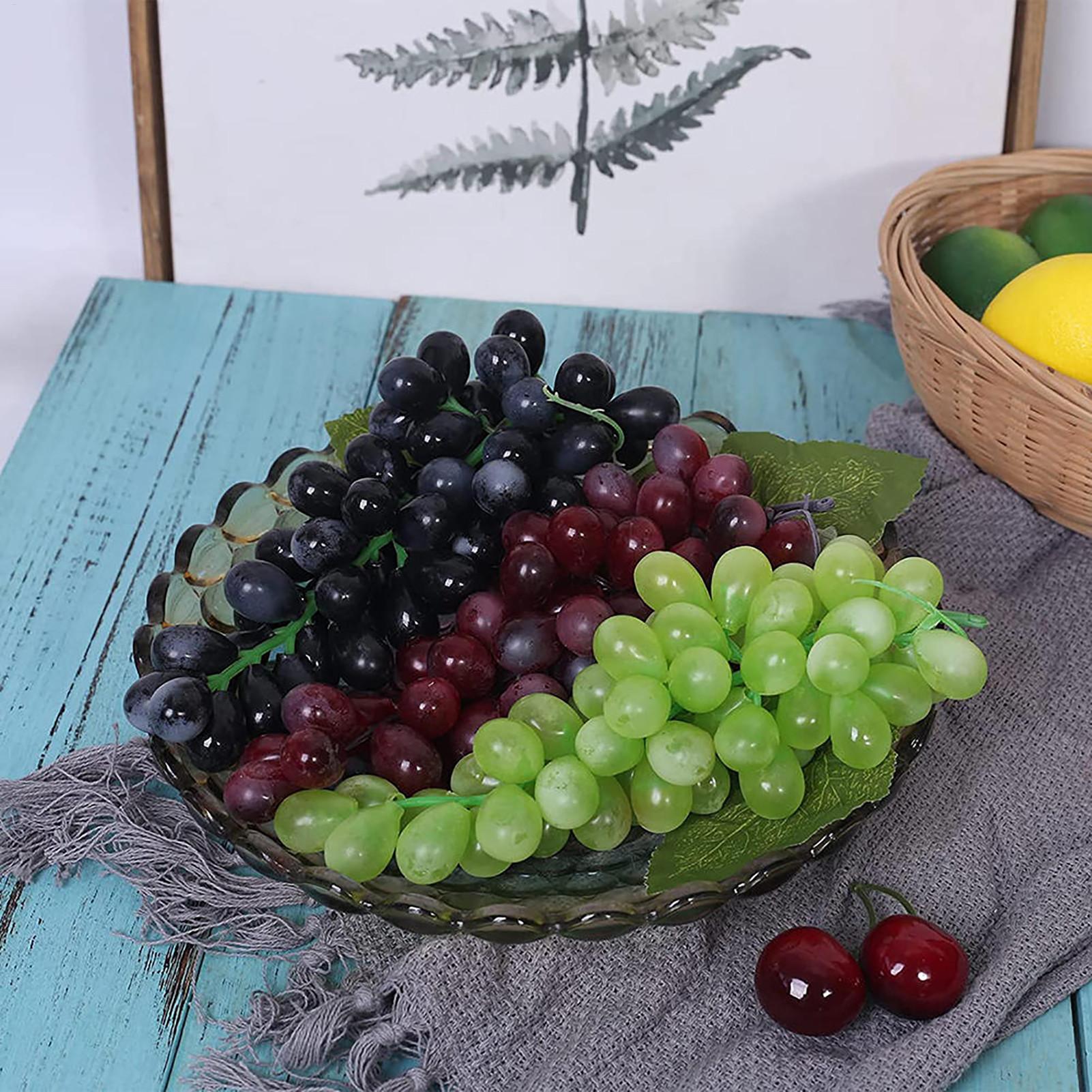 Fake Grapes Bunches Ornament 1 - đánh giá và giá Gardening Tools Photo