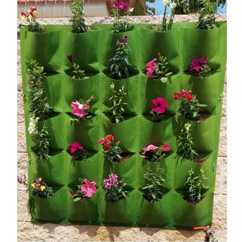 NEW Wall Hanging Pockets Plant - đánh giá và giá Vertical Wall Planter