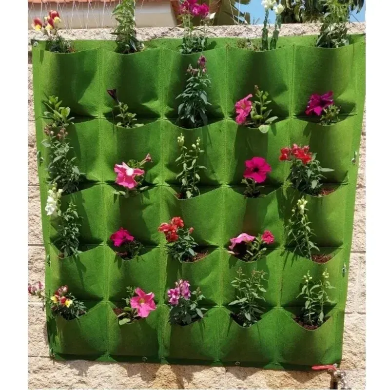 NEW Wall Hanging Pockets Plant - đánh giá và giá Vertical Wall Planter
