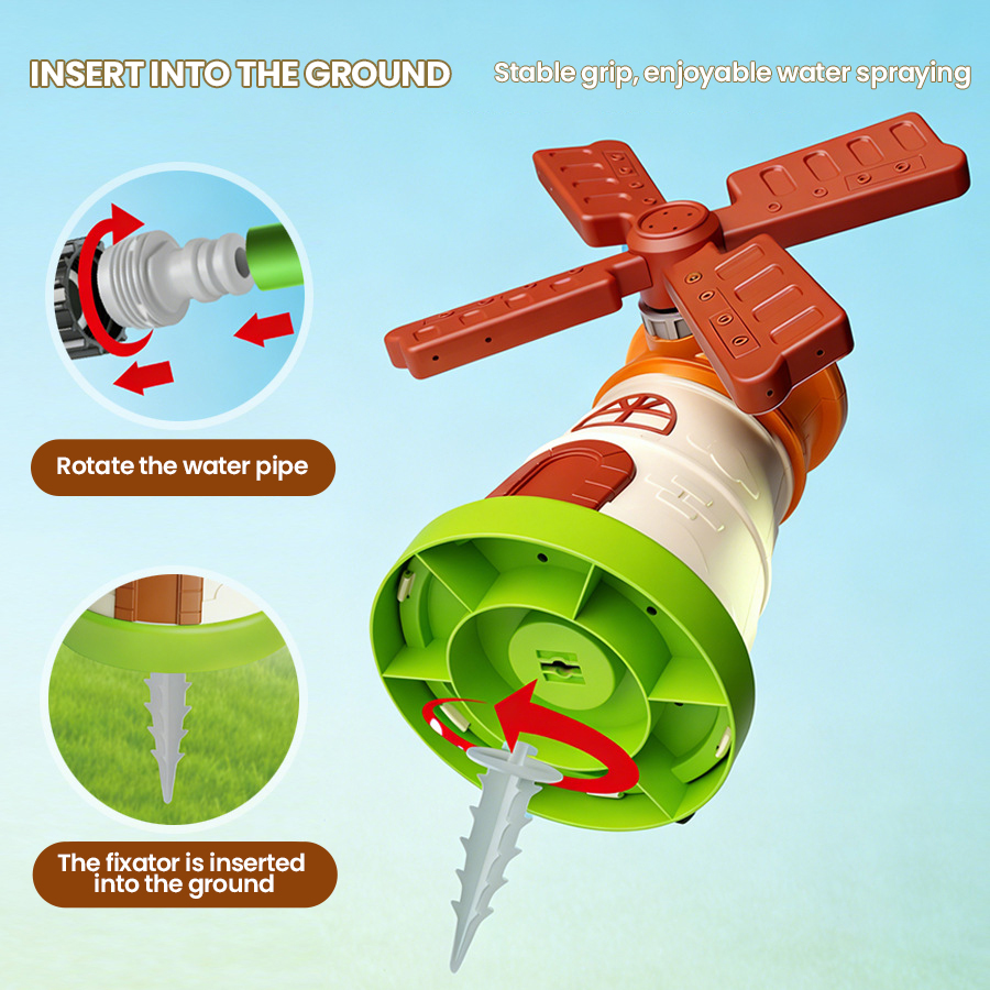 Outdoor Rotating Windmill Spri - đánh giá và giá Gardening Tools Girly