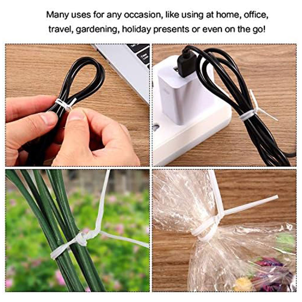 100Pcs Black White Gardening C - đánh giá và giá Garden Wire Twist Tie