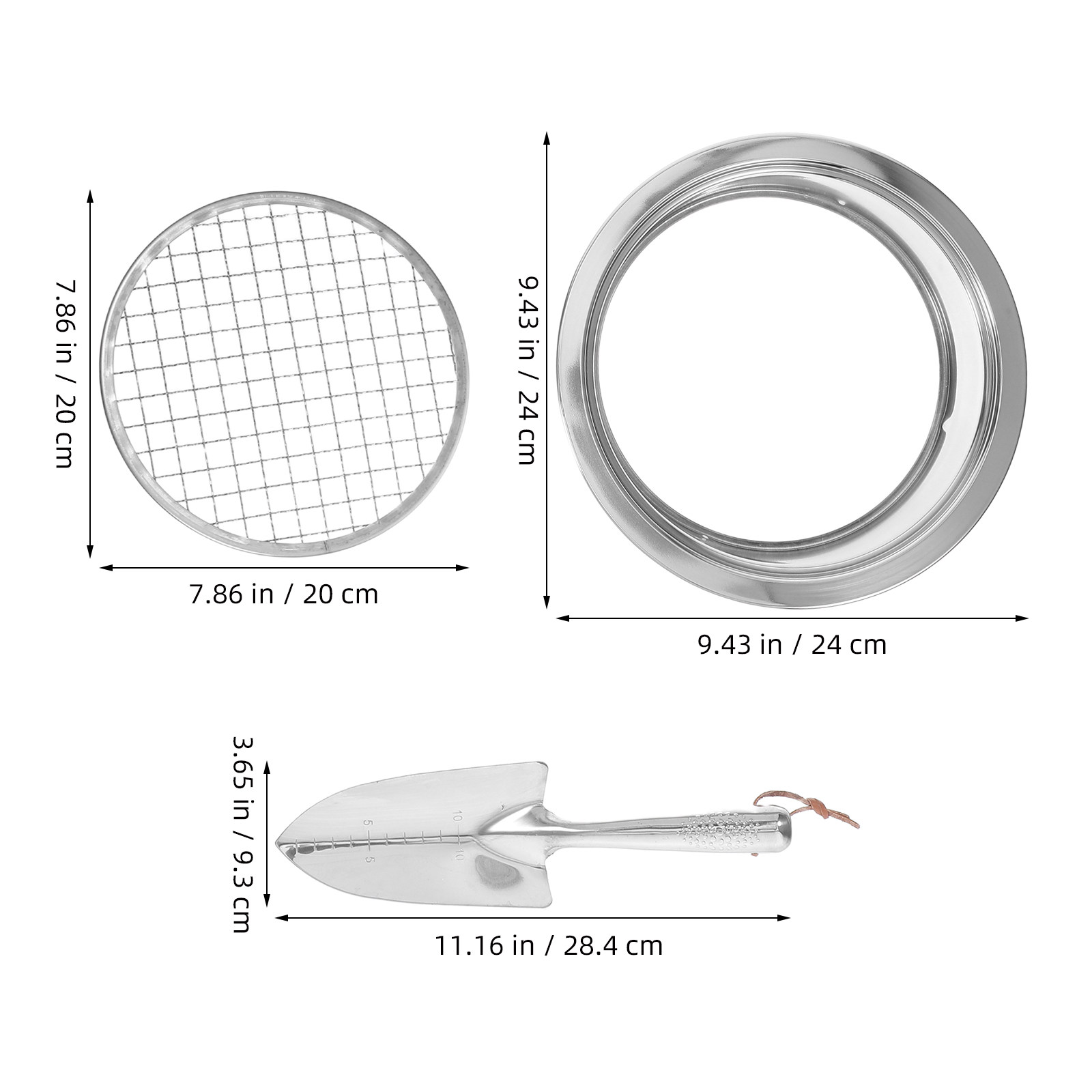 1Set Soil Sieve Garden Sifter  - đánh giá và giá Garden Sieve Soil